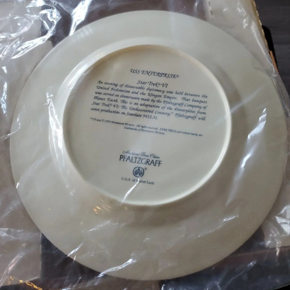 Star Trek Pfaltzgraff Plate & Coffee Mug - Picture 3 of 8